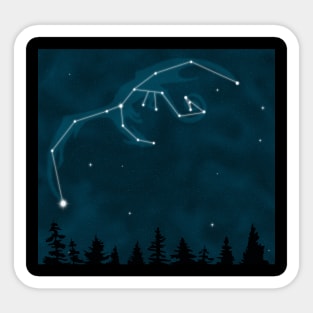 Dragon Constellation Sticker